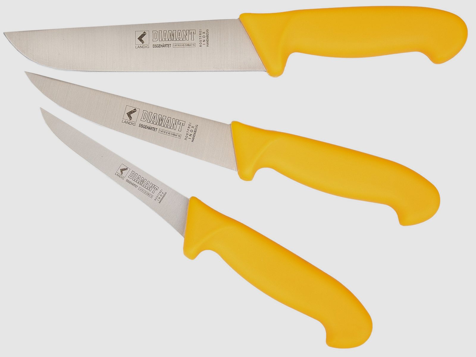 Set di coltelli professionali Landig Diamant 3 pezzi