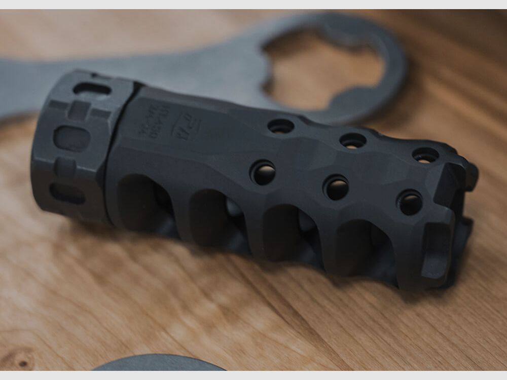 Precision Armament Brake di bocca Precision Armament Hypertap – Nero — .308 Winchester · 5/8-24 UNEF, immagine 4 di 8