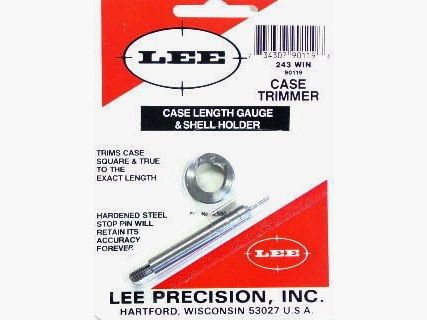 Lee Case Length Gauge and Shell Holder 243 Winchester (90119)