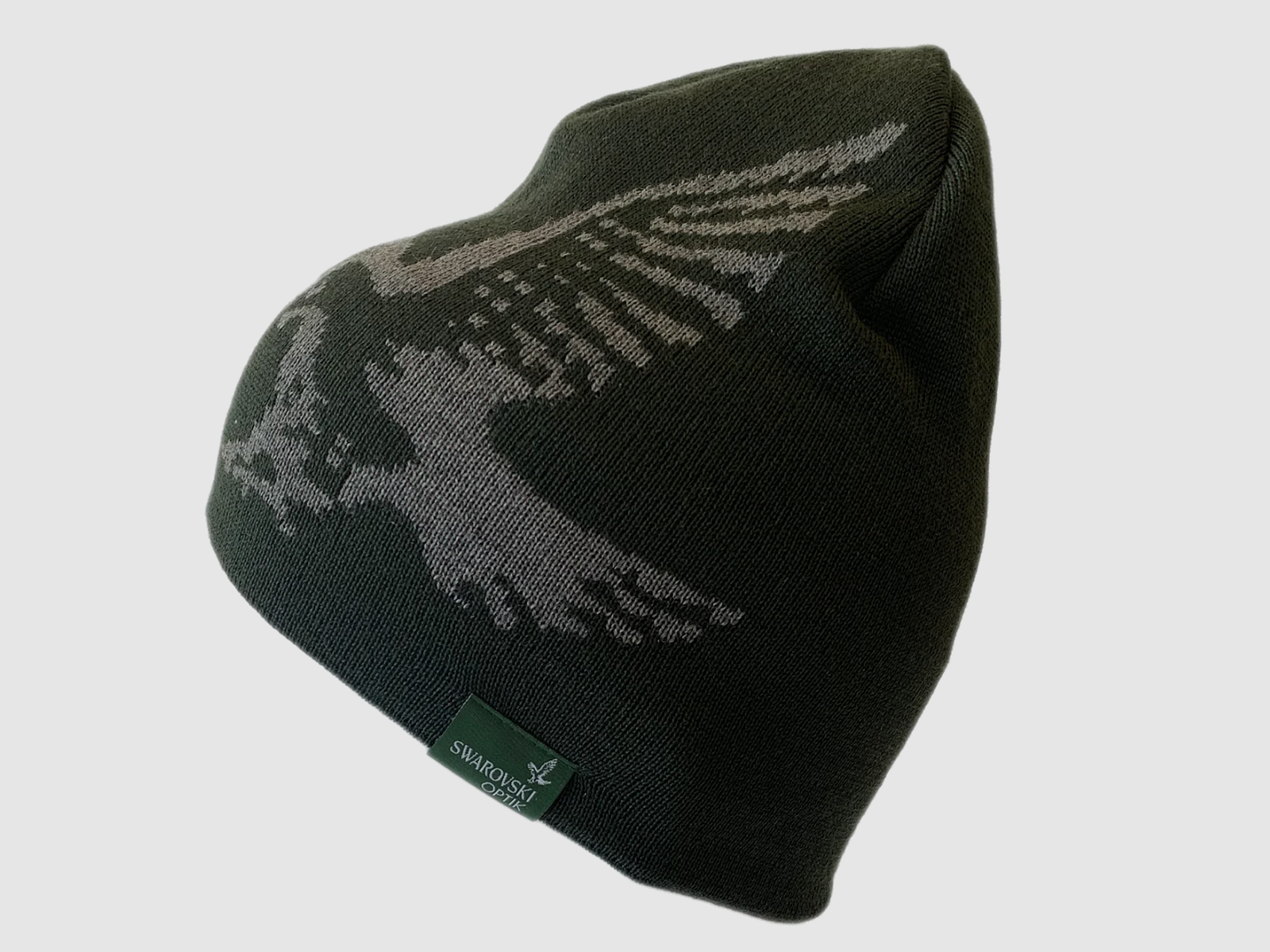 Swarovski Havik Merino-Mütze grün, Bild 1 von 3