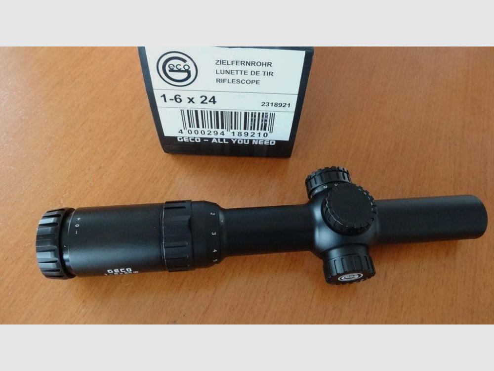 GECO 1-6x24 Lunette de tir Gold