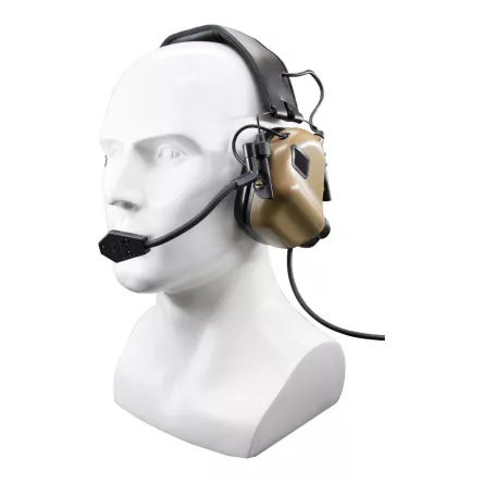 Earmor – actieve gehoorbescherming M32, Coyote Brown, afbeelding 6 van 6