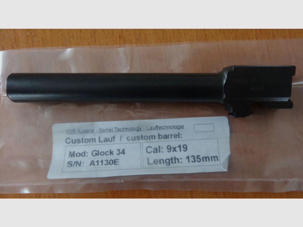 IGB Austria IGB Austauschlauf in 9mm für Glock 23 oder Glock 32