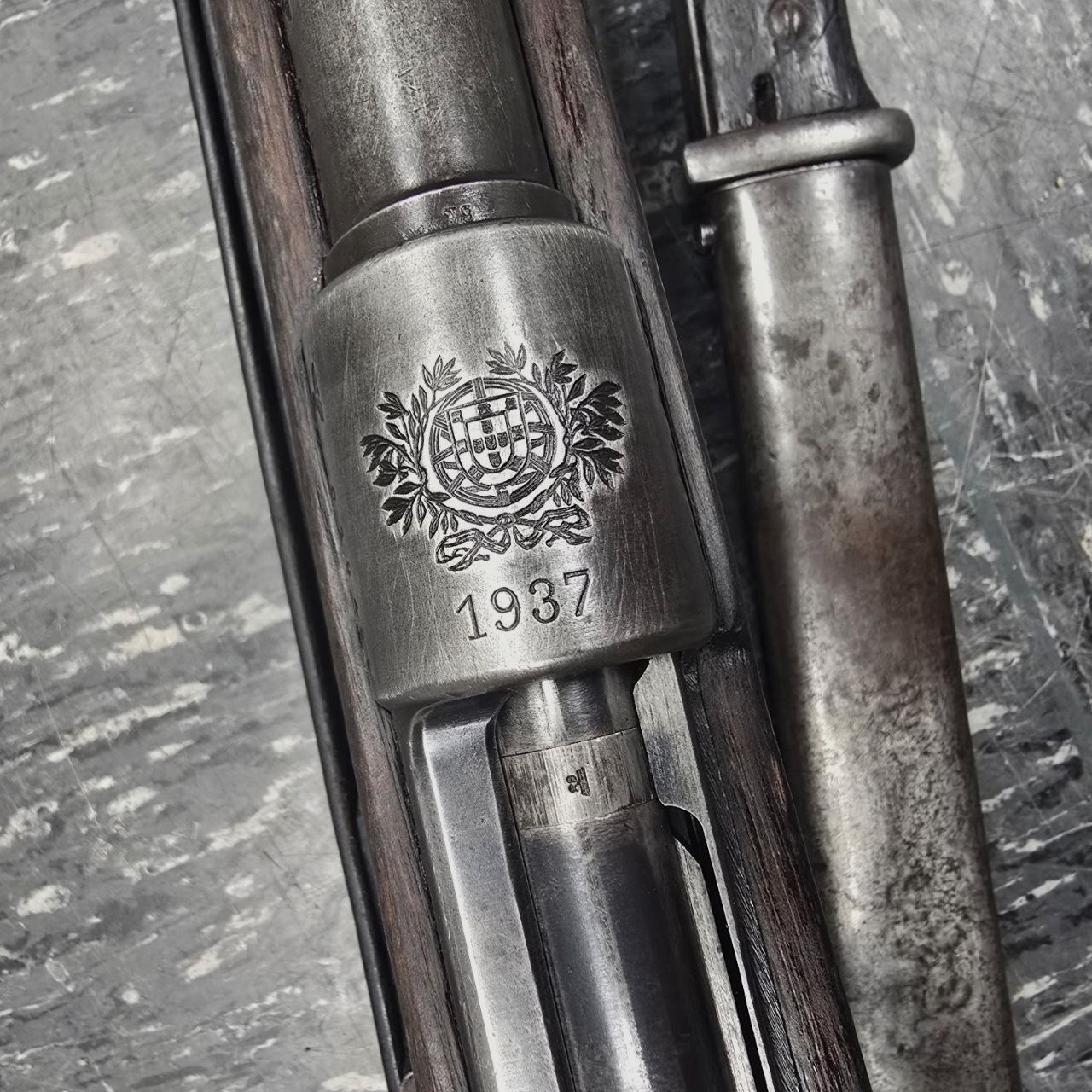 Karabiner 98k – Contrat portugais m/937 (1937) numéro identique avec baïonnette