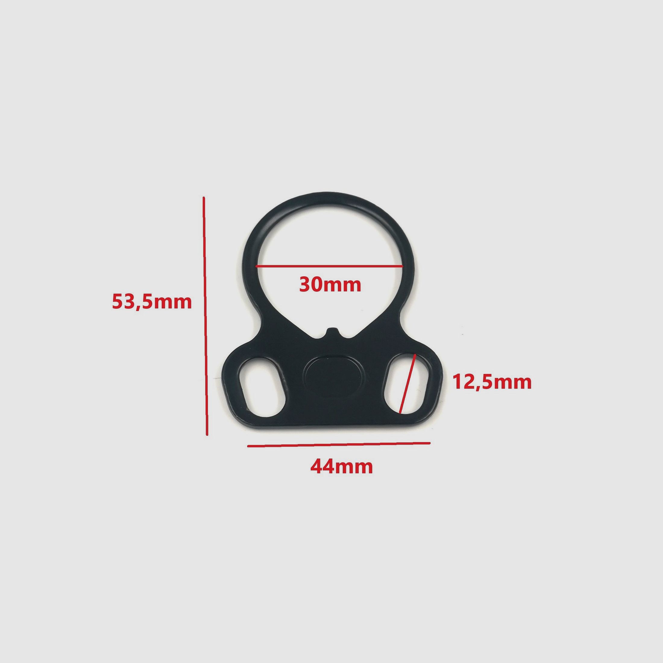 End Plate AR 15 / AR 10 Receiver Dual Loop Endplatte Sling Mount Adapter Riemenbügel AR-15 .223 308