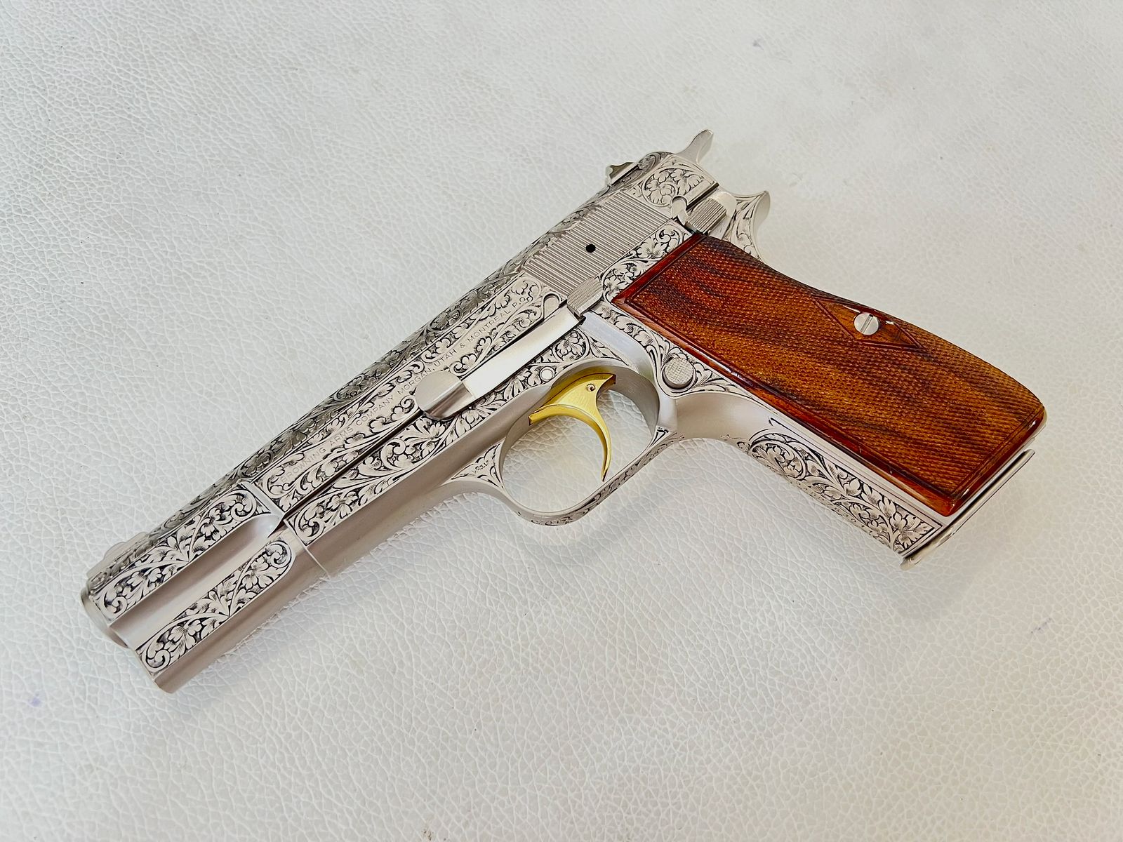 FN BROWNING HIGH POWER RENAISSANCE SILVER JMB CUSTOM - 7,65 PARA, Bild 2 von 9
