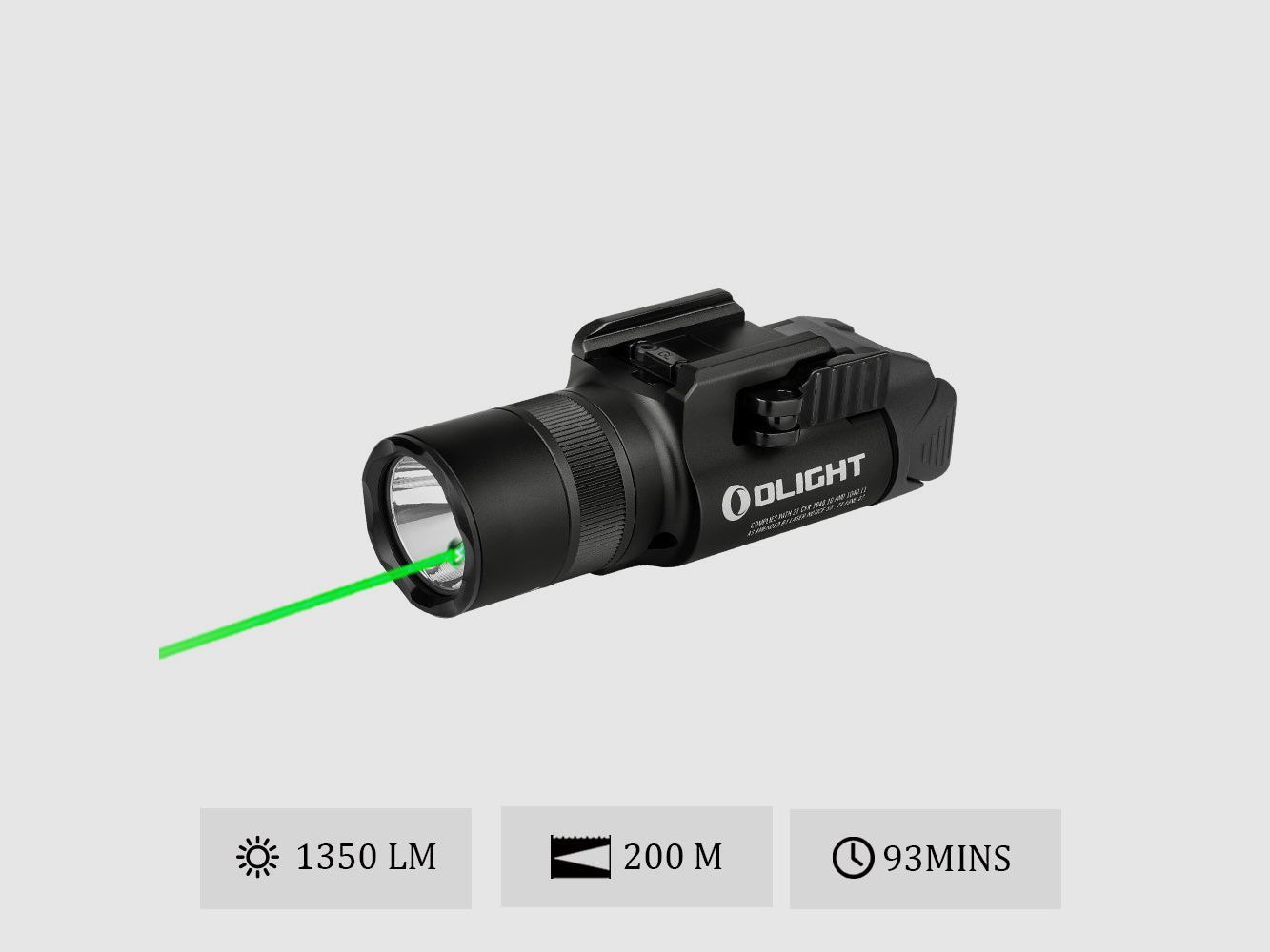 LAMPE/LASER TACTIQUE Olight BALDR PRO R Laser grün, Bild 1 von 6