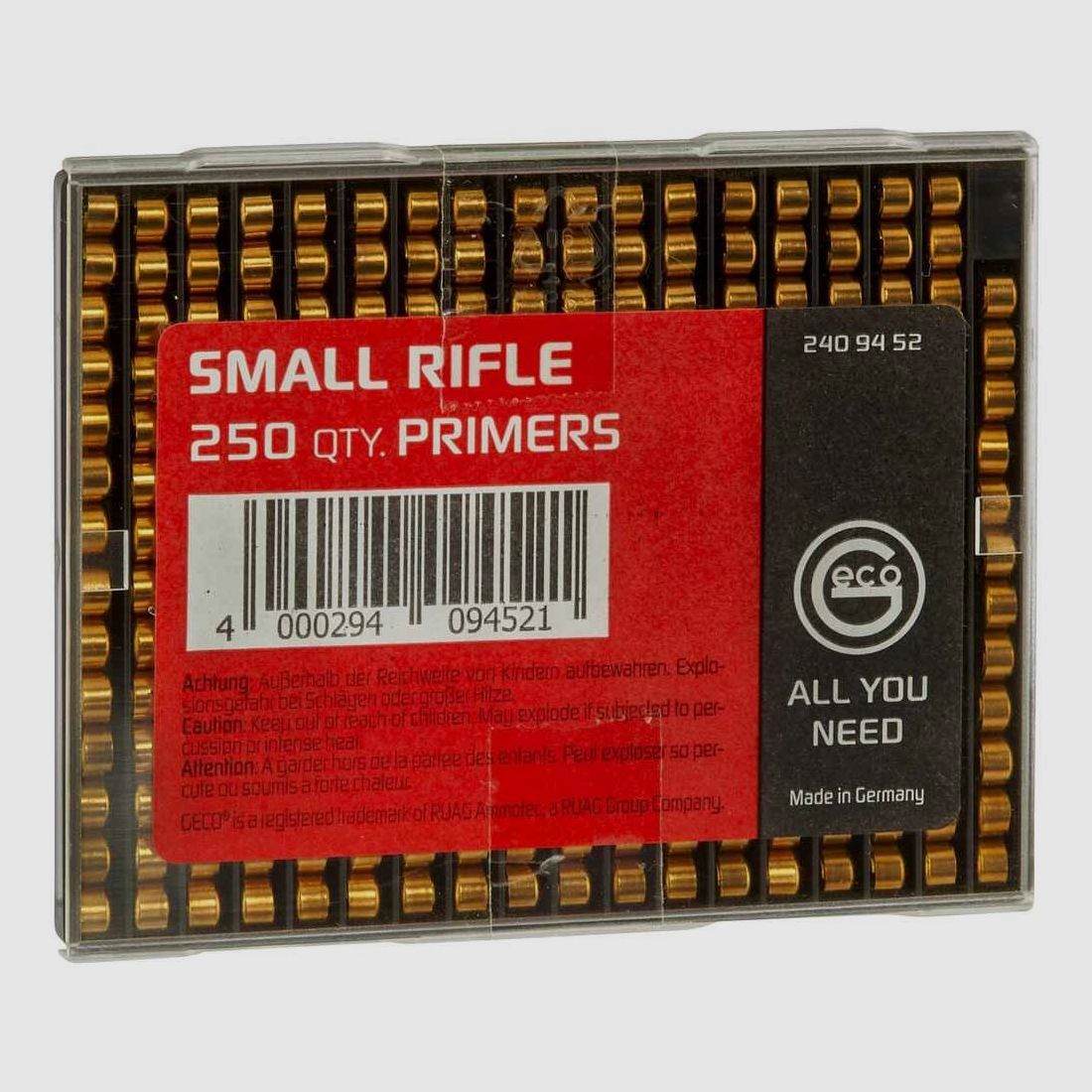 Boxer Zündhütchen Small Rifle Geco