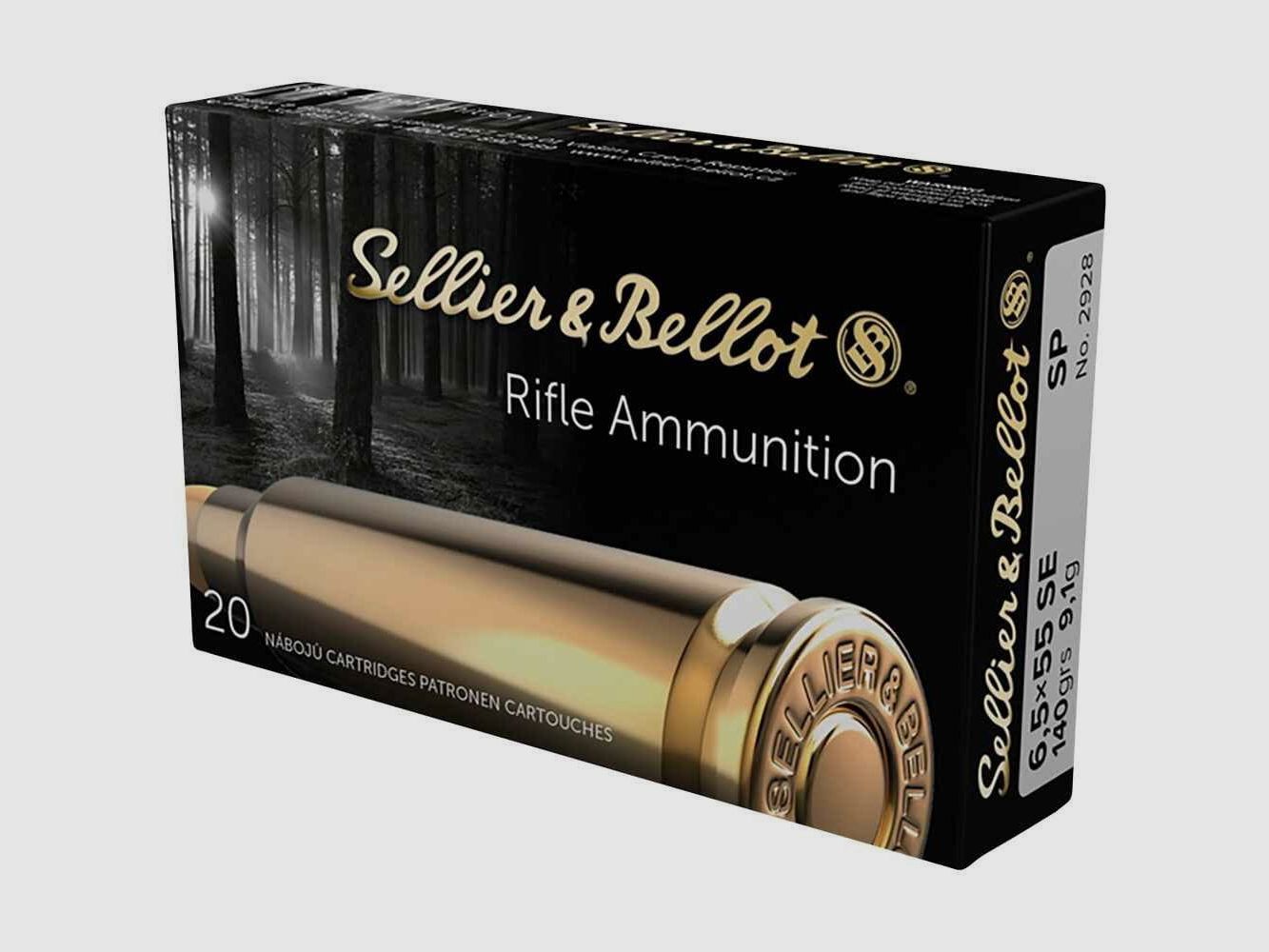 Sellier & Bellot 6,5x55 SE, Teilmantel 140 gr - 20 St.