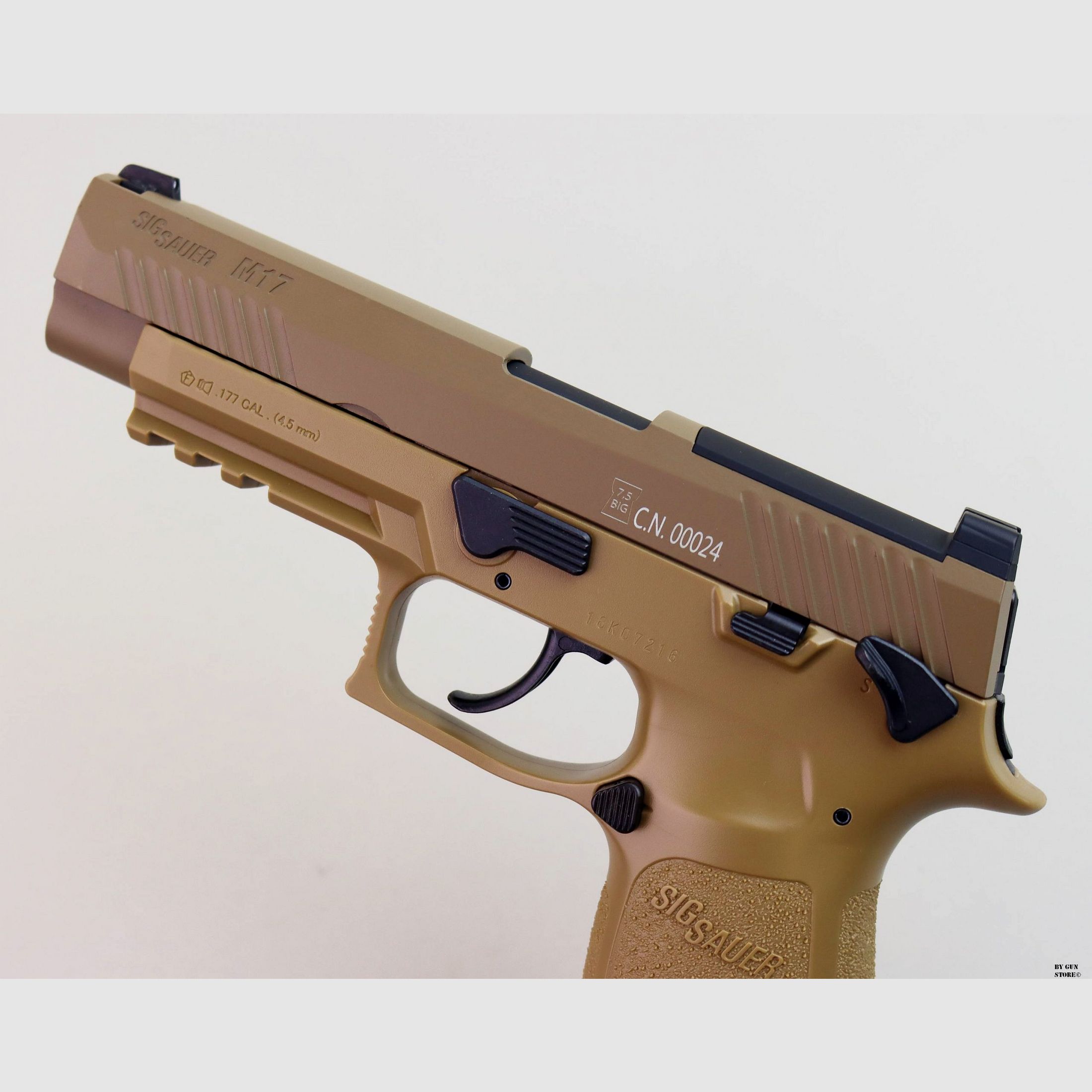 Pistole SIG SAUER AIR M17 CO2 4.5 COYOTE, Bild 3 von 6