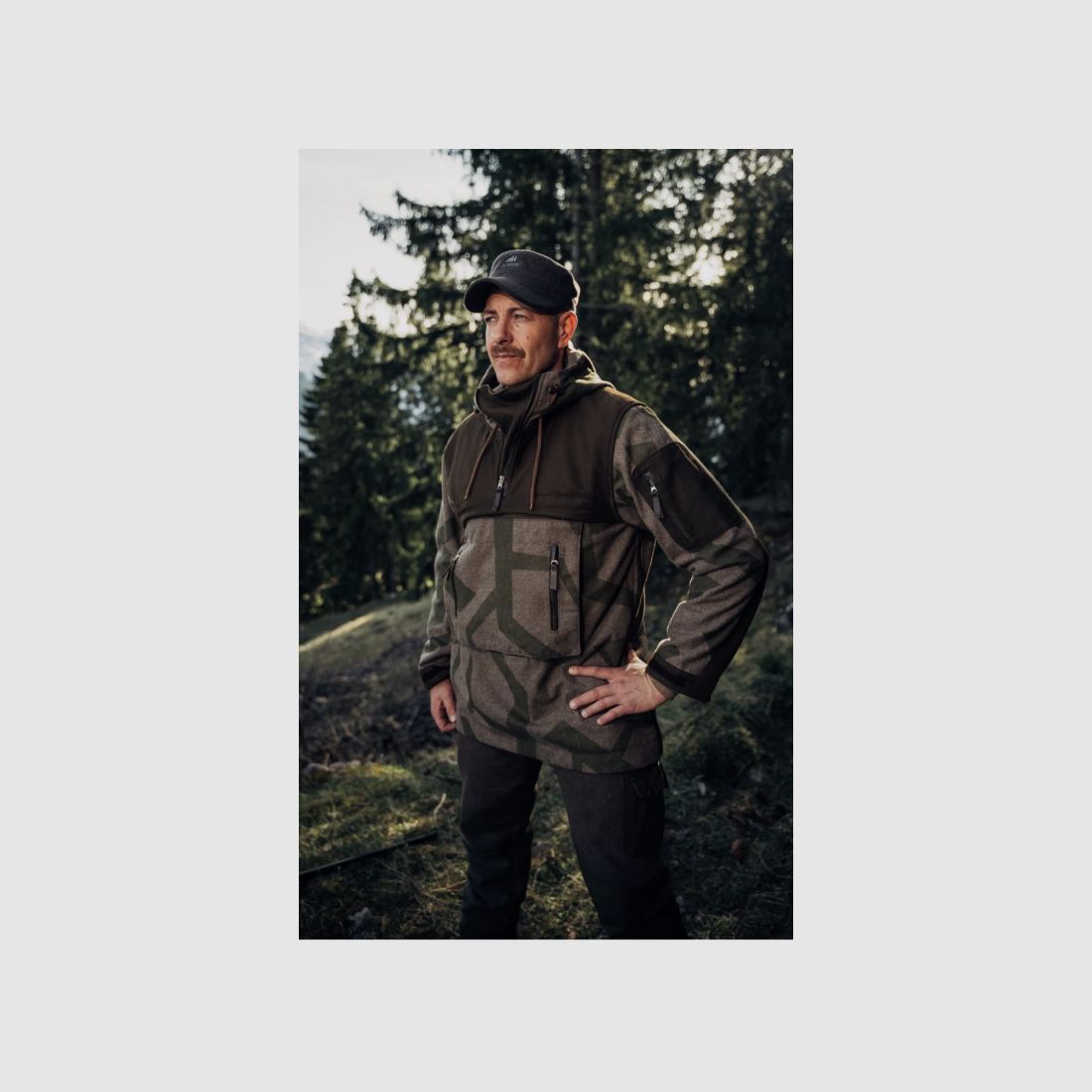 Anorak Ranger, loden con camouflage Orbis, immagine 1 di 2