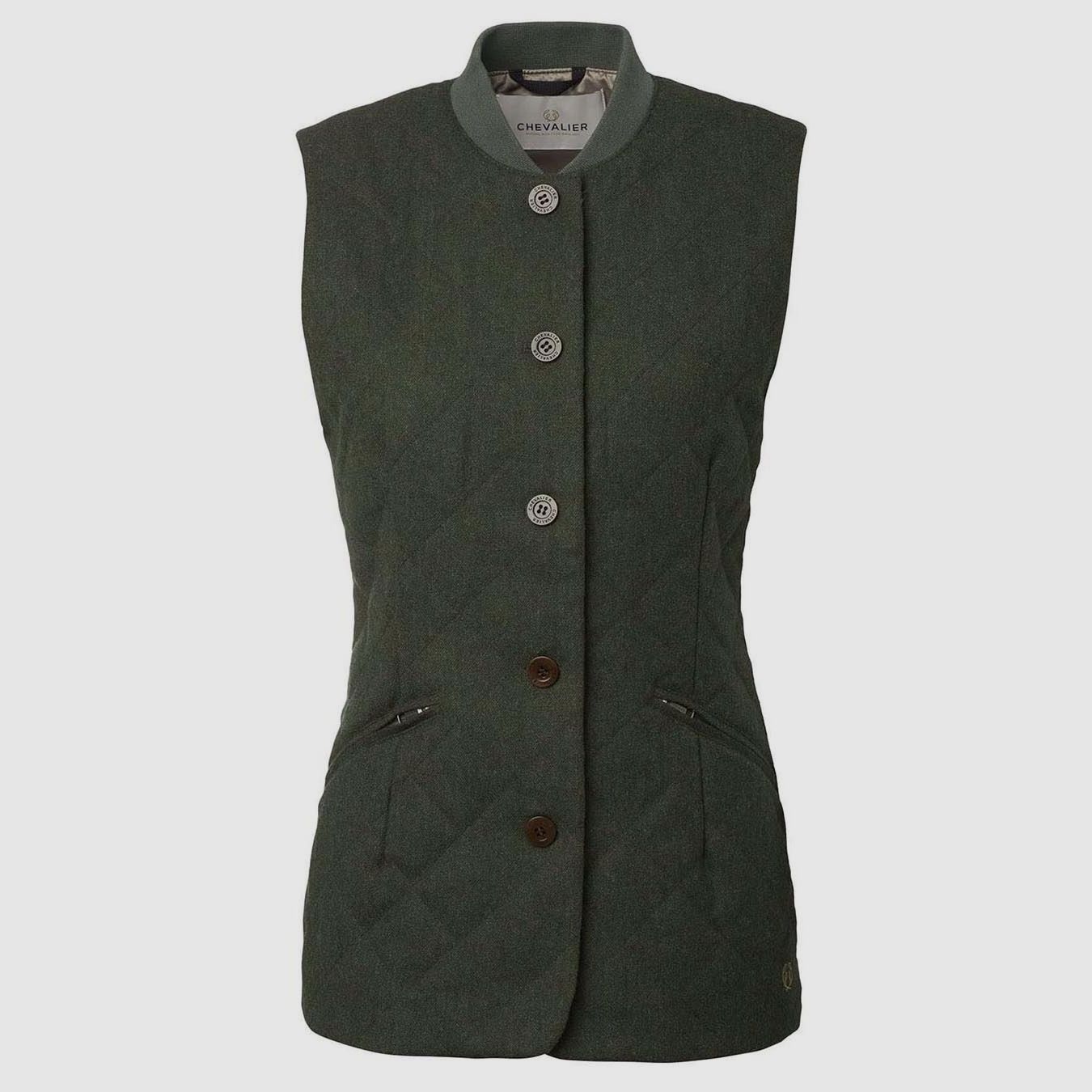 Chevalier Weste Tweed Allington Dark Green