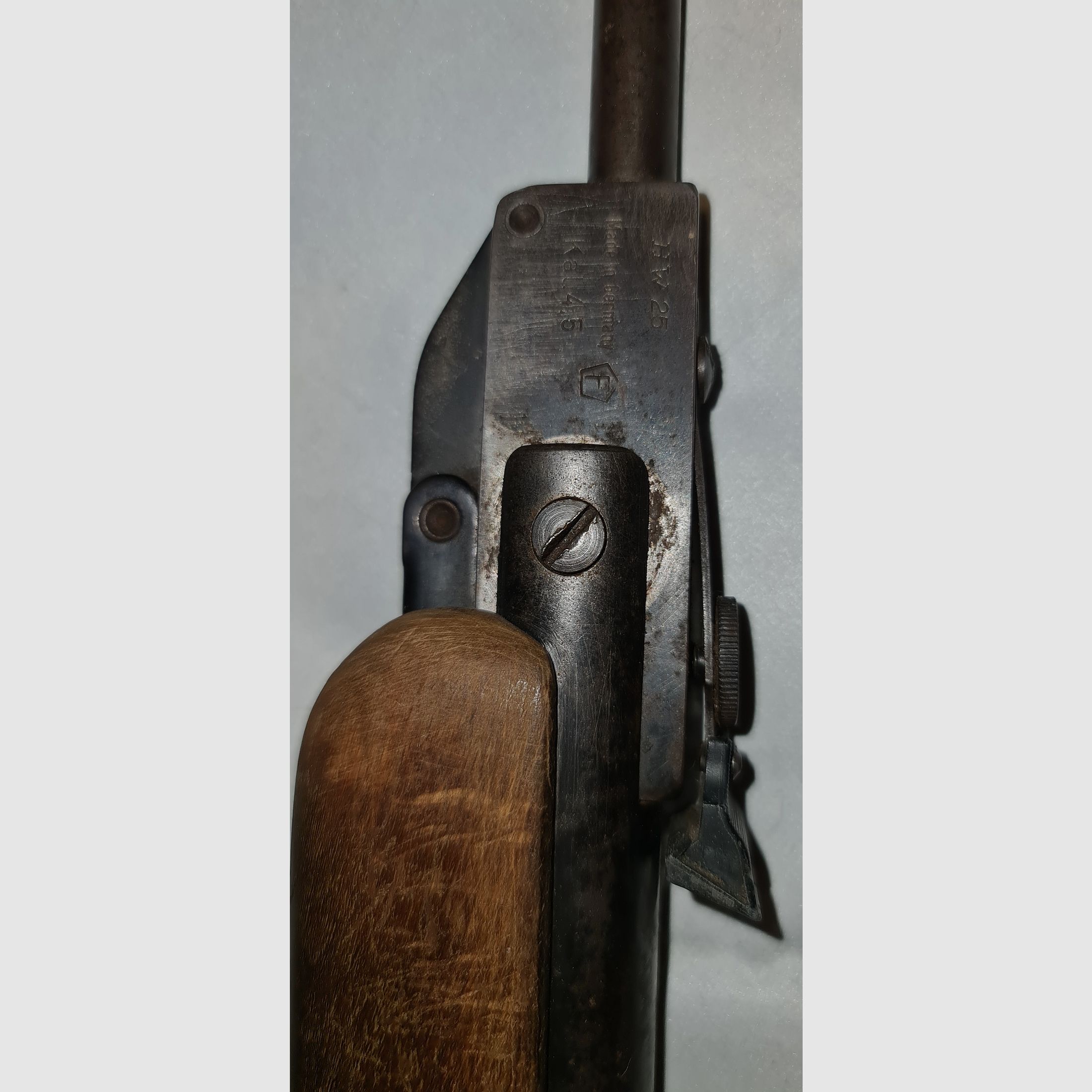WEIHRAUCH HW 25  / 4,5mm / FUSIL À AIR ENFANT DDR SANS PRESSION POUR BRICOLEURS ROUILLE DE VOL ( NR01 ) ------>! LIRE LA DESCRIPTION ! <------  