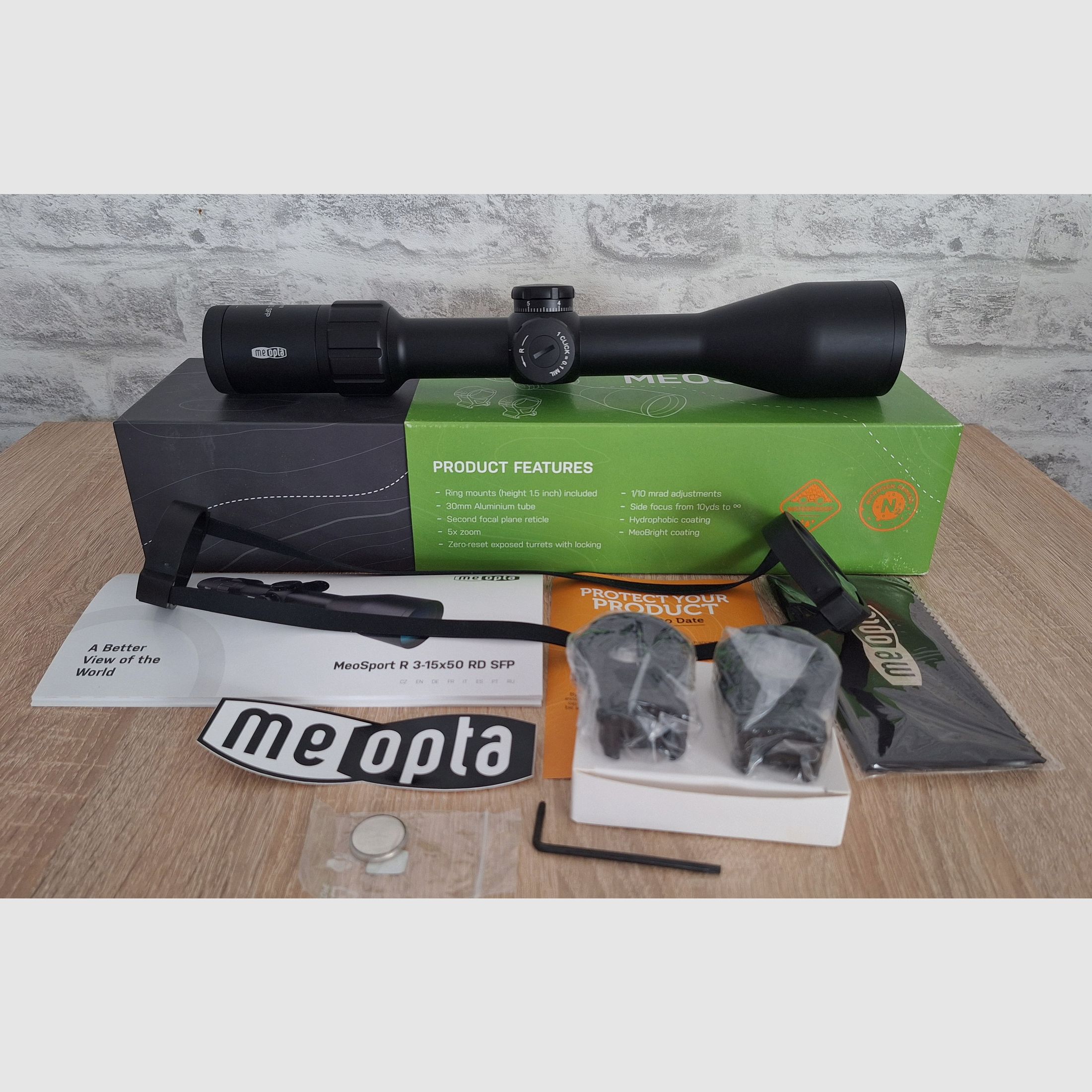 Meopta Zielfernrohr MeoSport R 3-15x50