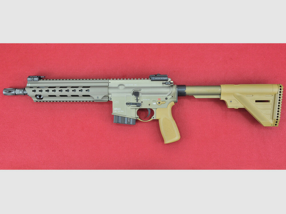 Heckler & Koch	 MR223 A3 Slimline 11" .223 Rem. sandfarben