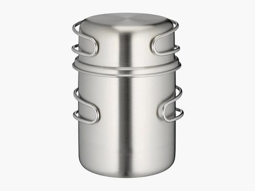 Tatonka Tatonka Edelstahlbecher Handle Mug Set 600 ml