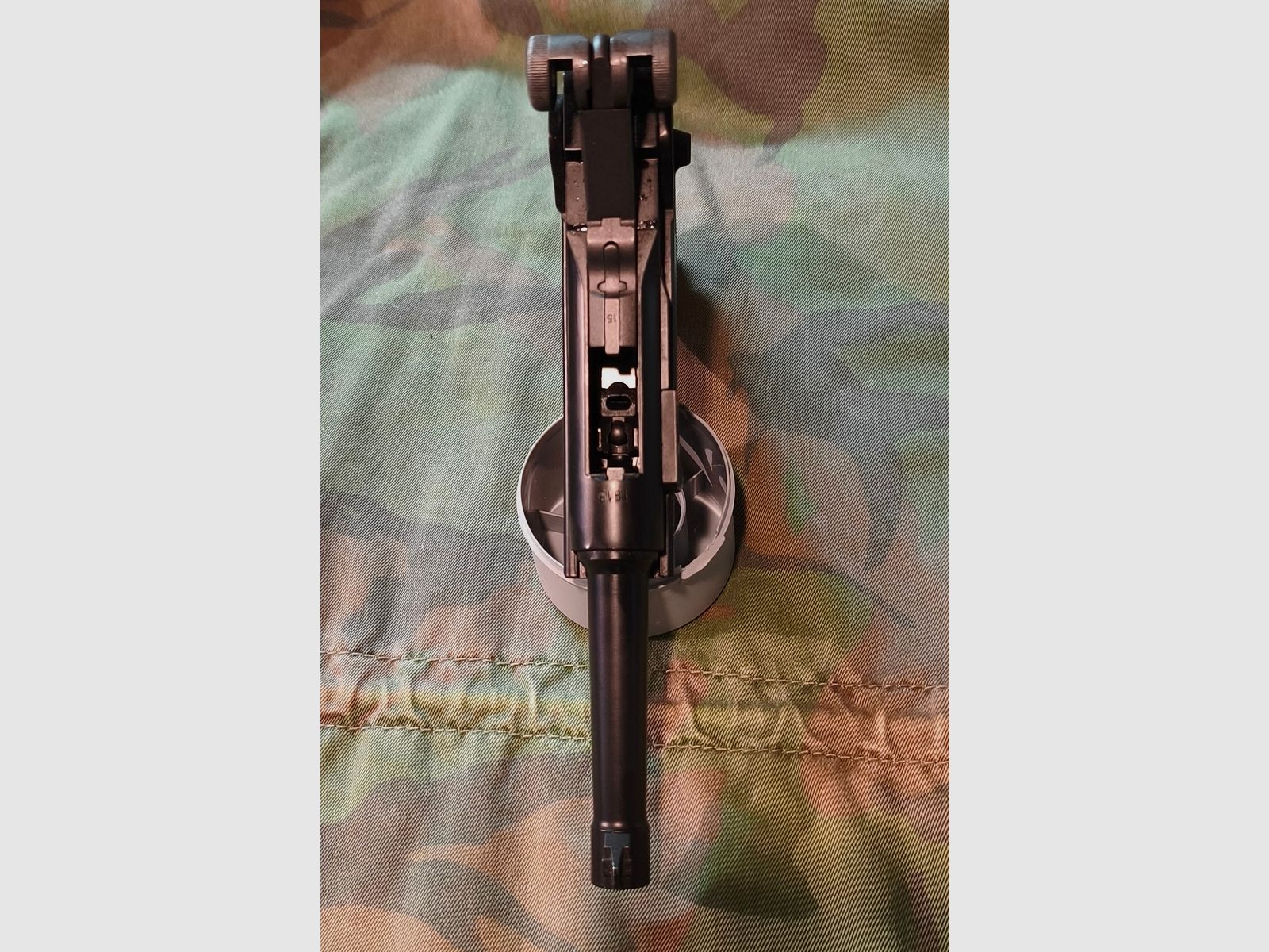 P08 Airsoft Vollmetall GBB 6mm BB noir - Version 4 pouces