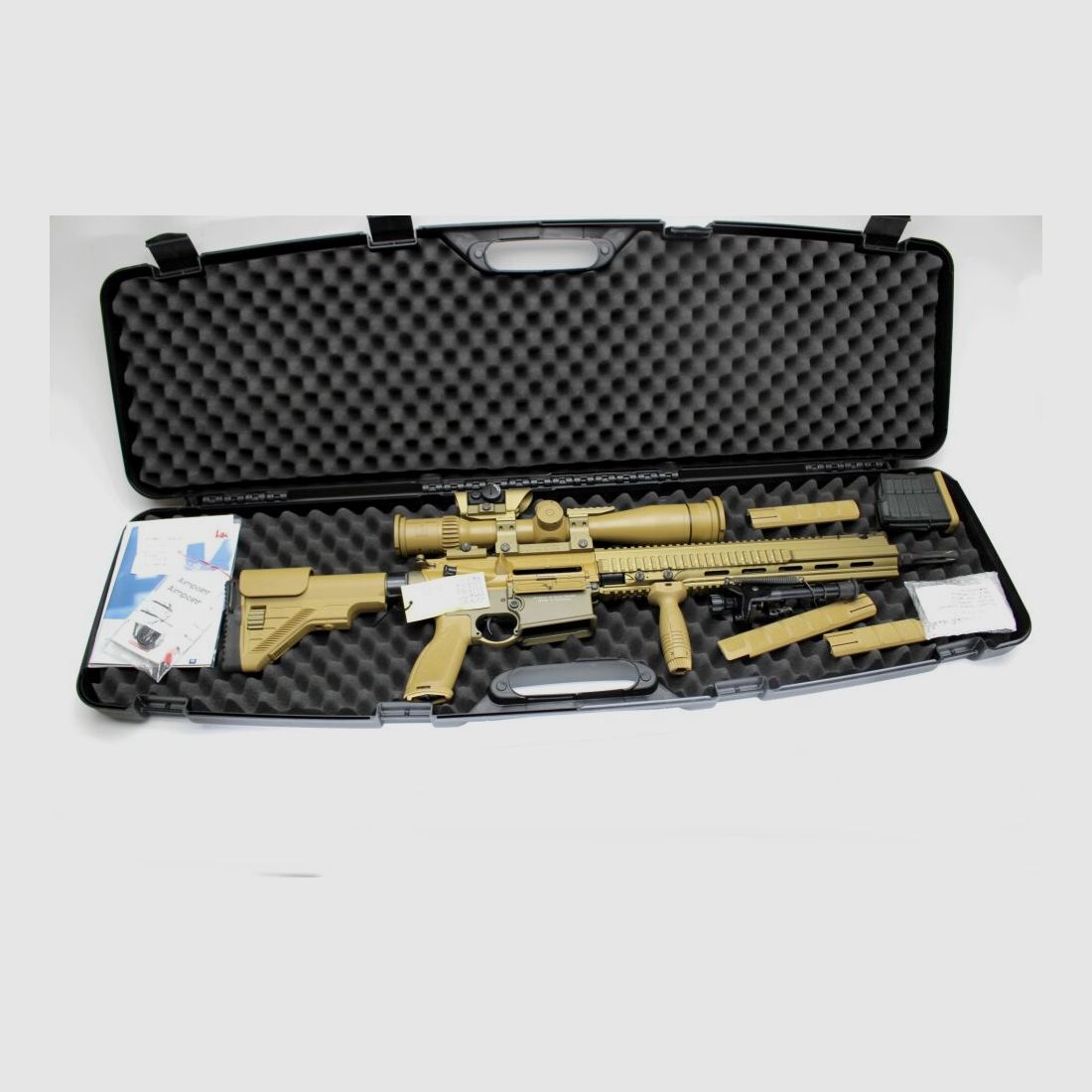 Heckler & Koch G28Z mit S&B und Aimpoint Harris Zweibein Komplettset .308Win