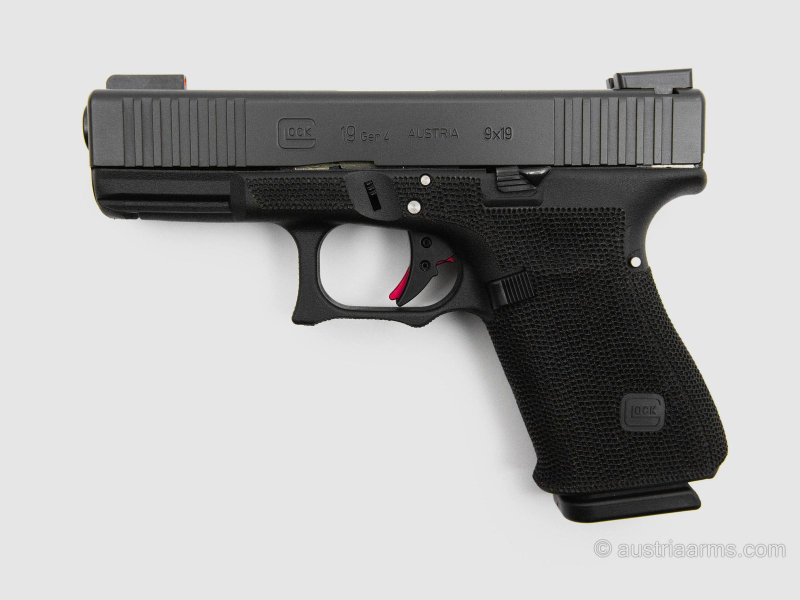 Glock 19 Gen4, voll ausgestattete Customwaffe, 9 x 19 mm, Bild 1 von 5