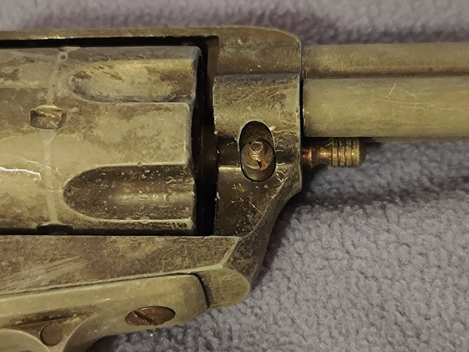Revolver de decoración objeto decorativo antiguo