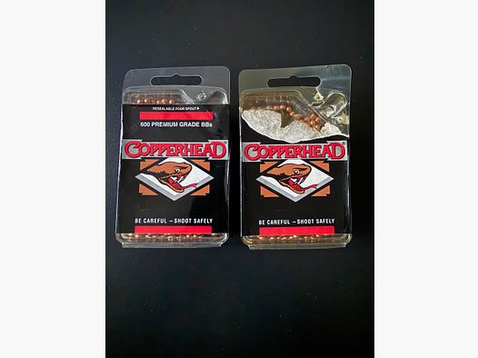 COPPERHEAD Airgun Shot Steel BB Cal. 4.5 mm, 1.5 packs