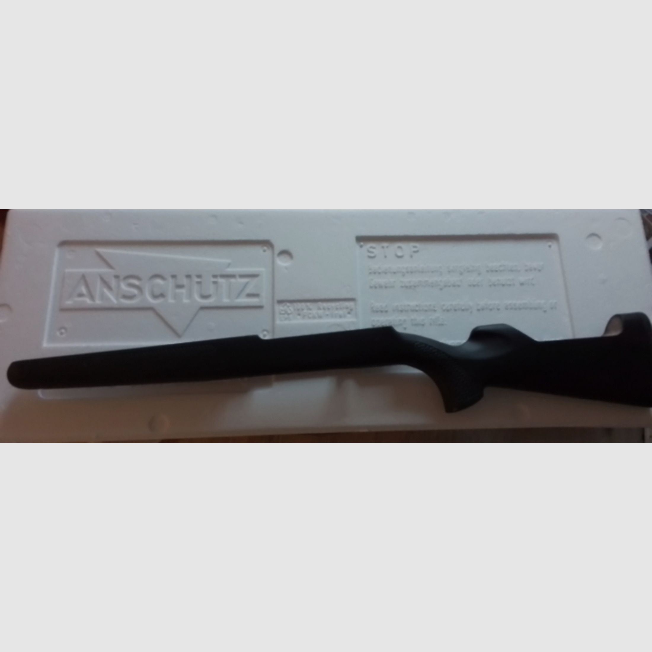 Anschütz Wechselschaft, schwarz bezogen