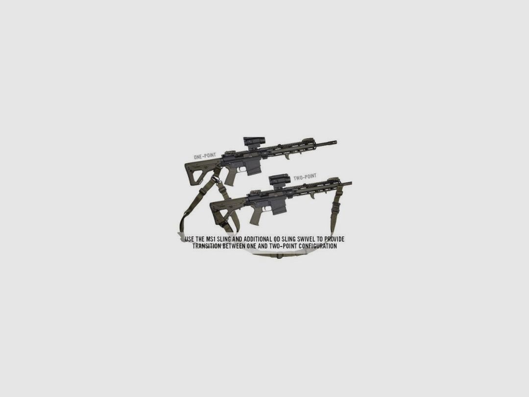 MAGPUL - MS4 QD Adapter für MS1 Ranger Green, Bild 6 von 7