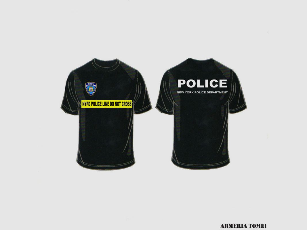 T-SHIRT – NYPD/ÜBERQUERE DIE LINIE NICHT