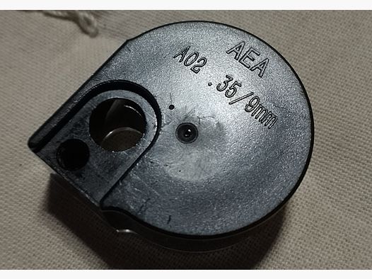 1x Original AEA 8 disparos 9mm cargador para HP max tambor .35 a02