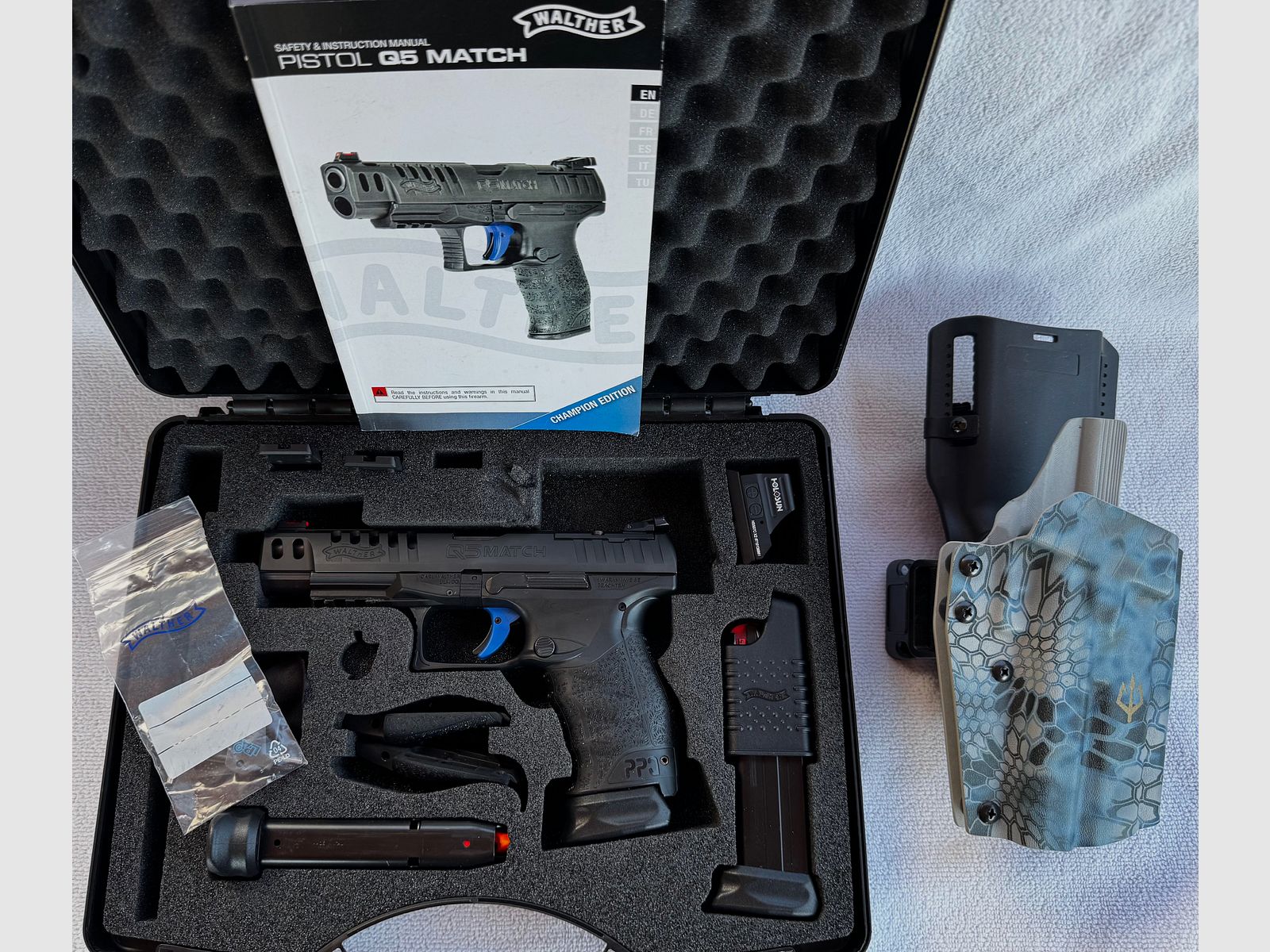 Walther Q5 Match Champion Ed. Komplettpaket für dynamische Disziplinen