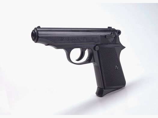 ME 9 Mod. Para, Kal. 9 mm P. A. Knall, schwarz brüniert