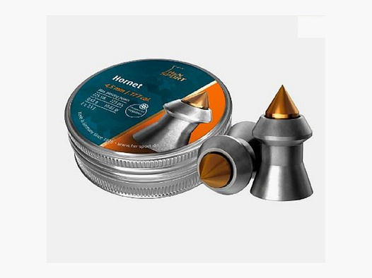 H&N - Luftgewehrmunition Hornet 225 Diabolo Kal. 4,5 mm /.177 0,65g Jagddiabolo - Versandkostenfrei