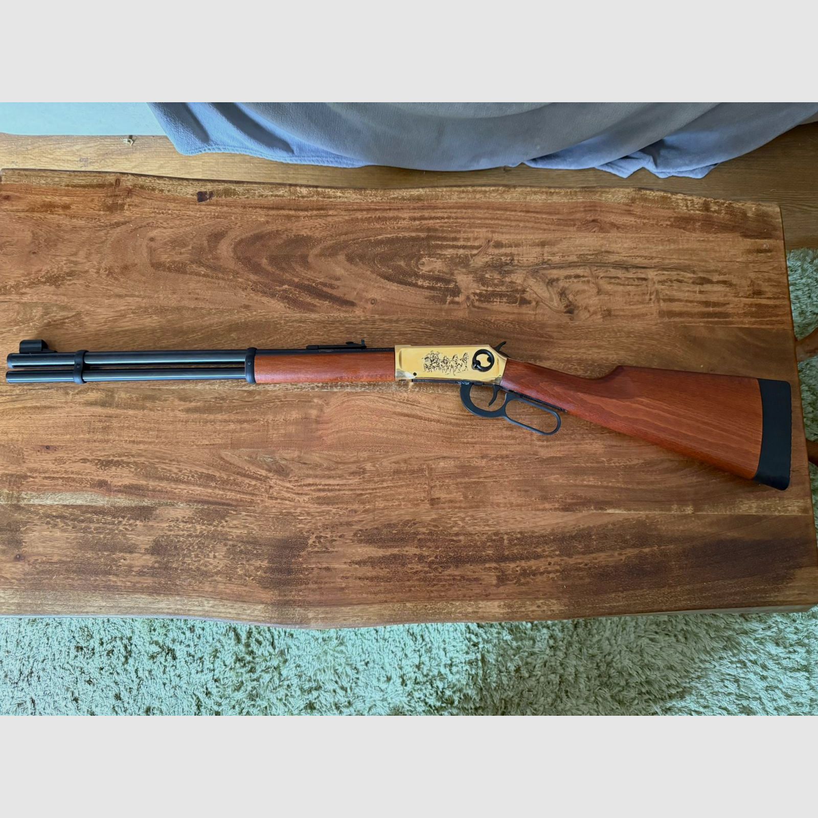 Walther Lever Action Wells Fargo long 4,5 mm Diabolo CO2-Gewehr 88 Gramm Version