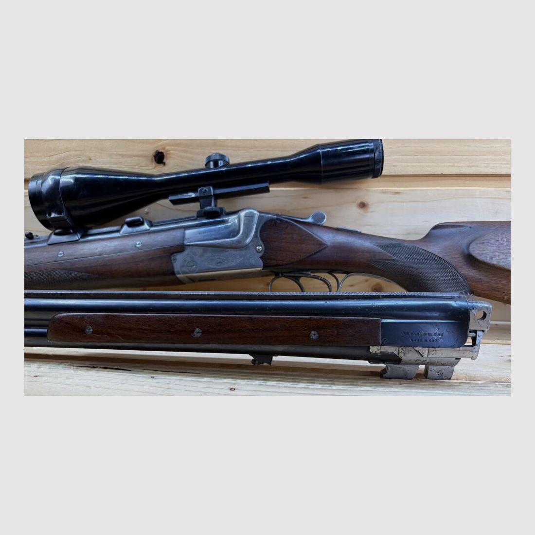 Merkel BBF 210 E mit Wechsellauf BDF 7x65R / 12/70 Beschuss: 2.1974 in Suhl 7x65R;12/70