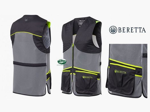 BERETTA Gilet Schießen Ebony & ice grey GT671