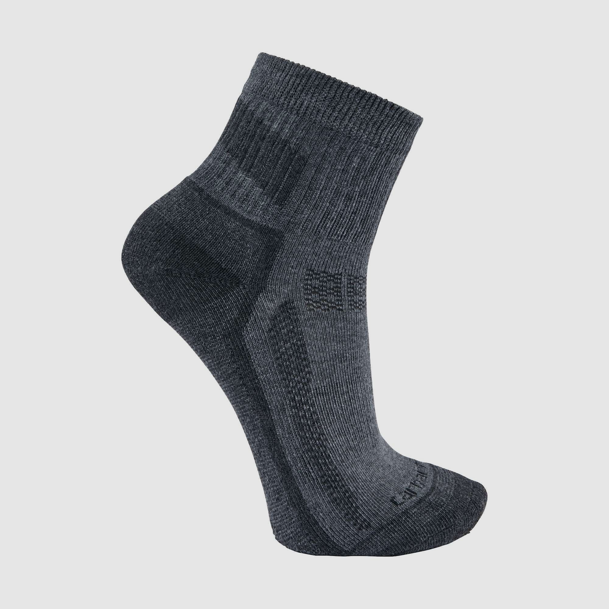 Calze Carhartt Force Midweight Quarter 3-Pack Uomo Charcoal XL