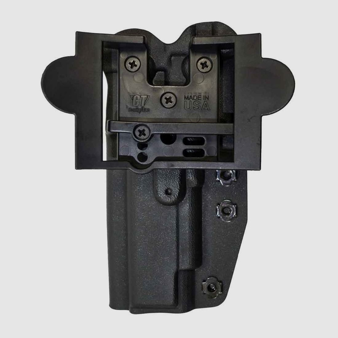 Comp-Tac Kydex Holster INTERNATIONAL Glock 19/23/32 (Gen. 1, 2, 3 , 4)-Rechtshänder-Schwarz