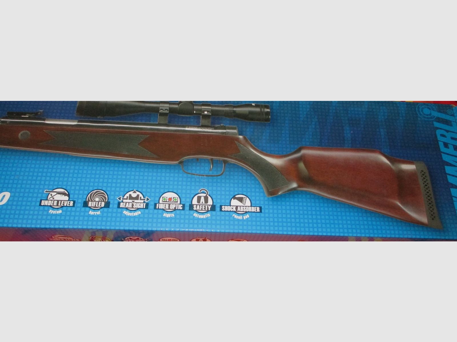 Fucile ad aria compressa Hämmerli Hunter Force 900 Combo NUOVO