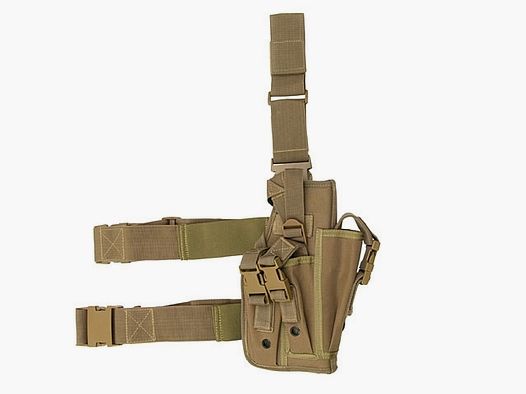 Universal drop leg large pistol holster - Coyote [8FIELDS]