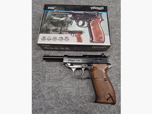  Walther P38 pistola CO2 Cal. 4,5 mm BB de acero