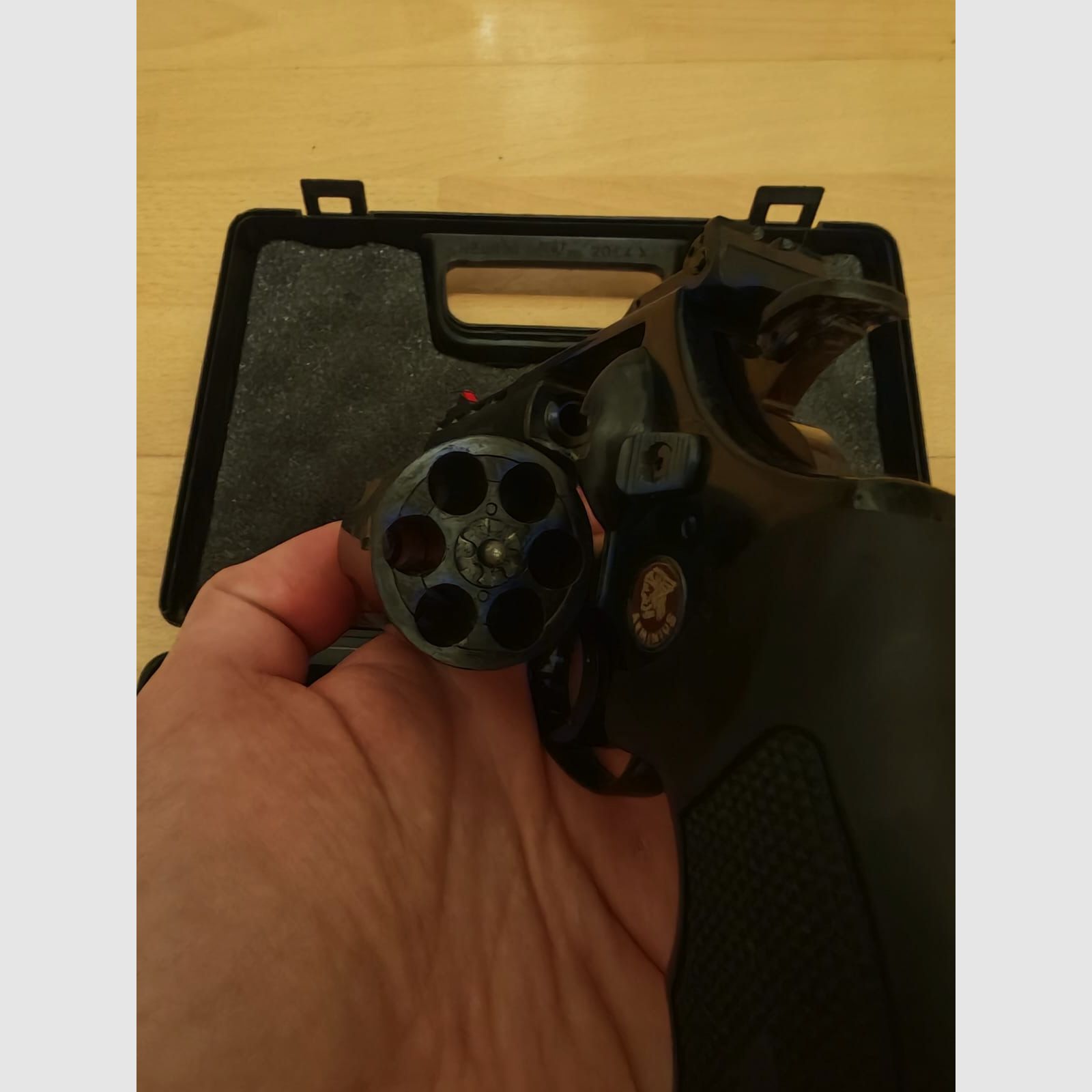 ME (incenso) Bull-Barrel | 4 " pollici canna | Cal. .22 / 5,5 mm LEP revolver con grilletto a scarpetta | ampia piastra del cane | mira notturna | set tamburo in acciaio | versione speciale