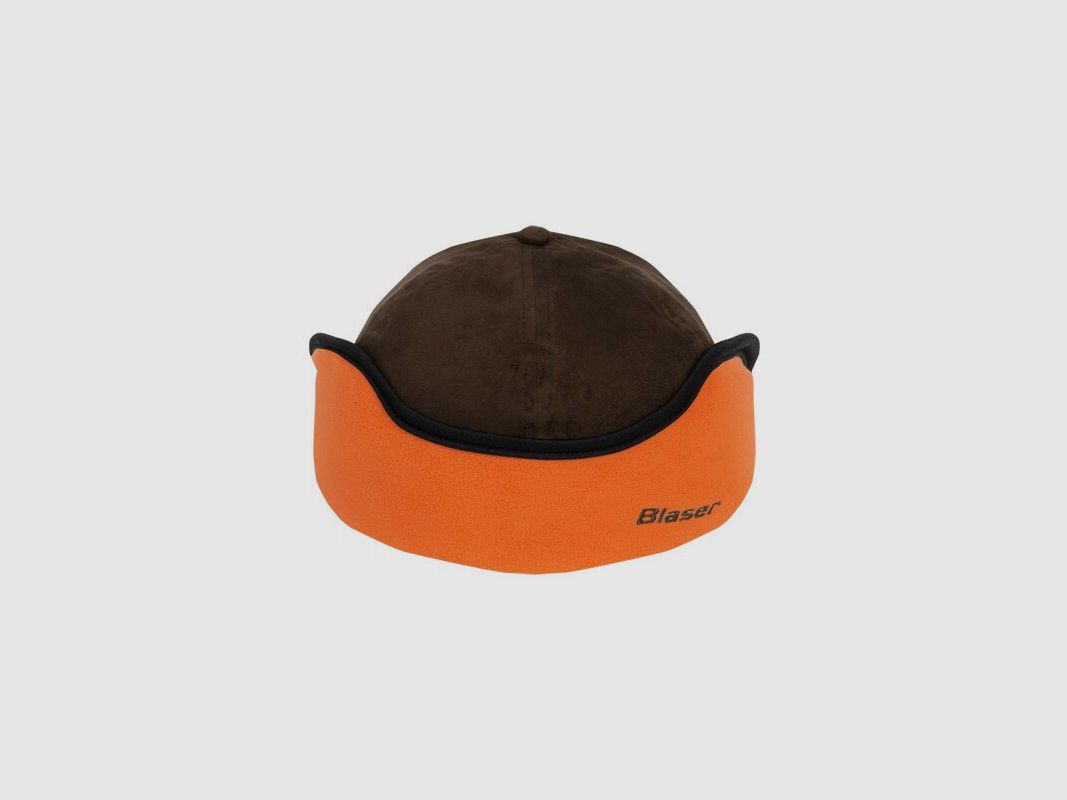 Blaser Blaze Orange Insulated Cap dark brown