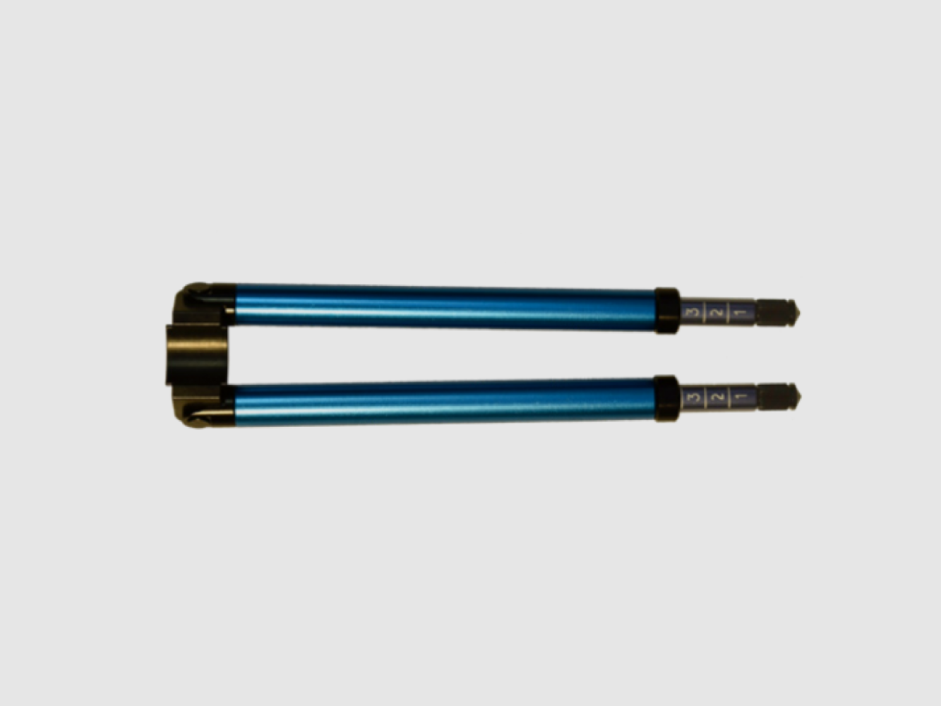 Support bipied réglable pour Stgw 90 bleu moyen/gris
