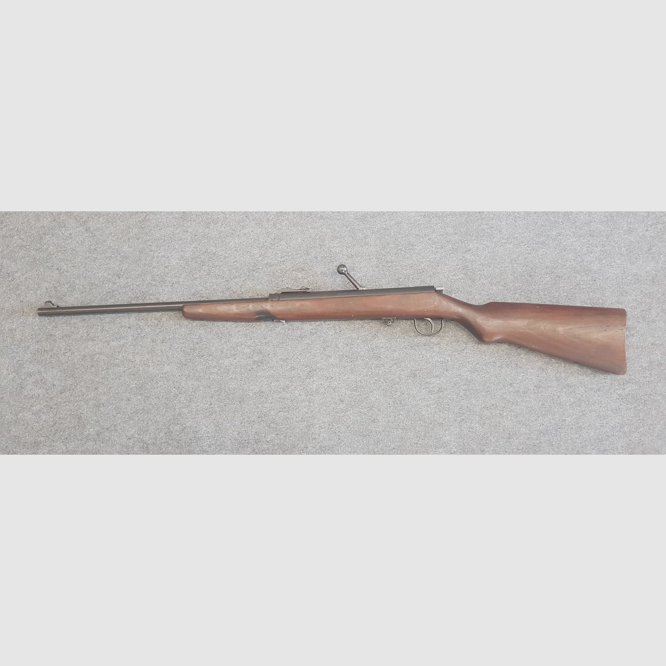 Haenel Mod. 49a  mit  dunklen Schichtholzschaft von 1953 im schönen Zustand Durchlader kein 310
