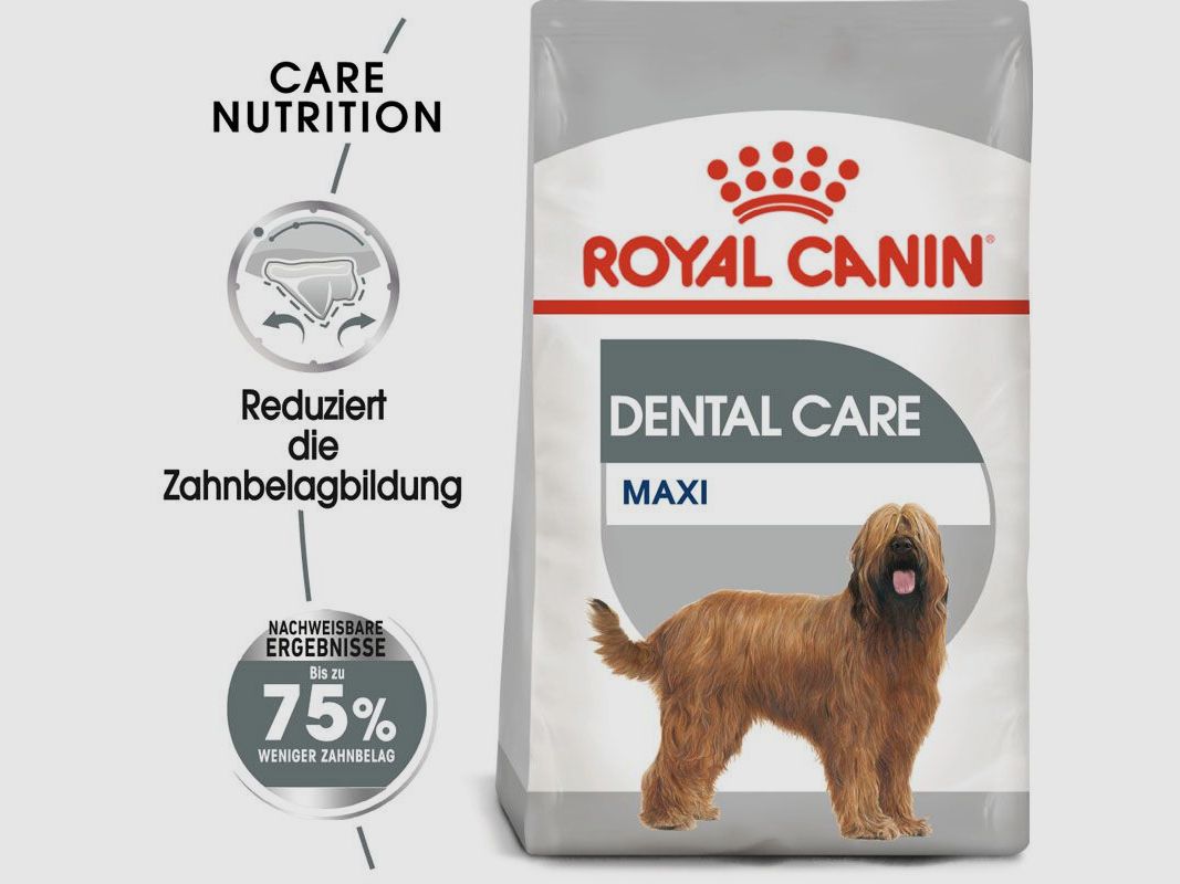 ROYAL CANIN Große Hunde Trockenfutter Dental Care Maxi für empfindliche Zähne 9 Kg