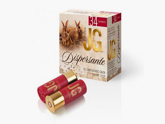 CARTUCHOS J&G DISPERSANTE 34GR CAL.12