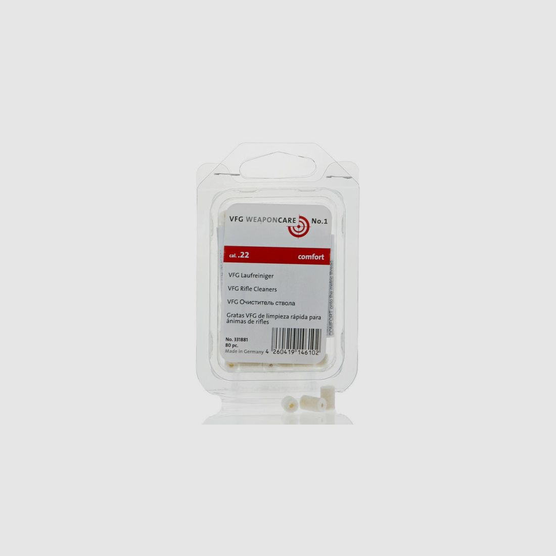 VFG Laufreiniger Comfort / 80st. .22 Reinigungszubehör für Waffen
