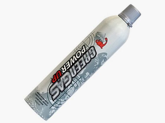 PuffDino Power Up Green Gas für Airsoft Waffen / Paintball Granaten mit Silikon (560ml) 200 psi