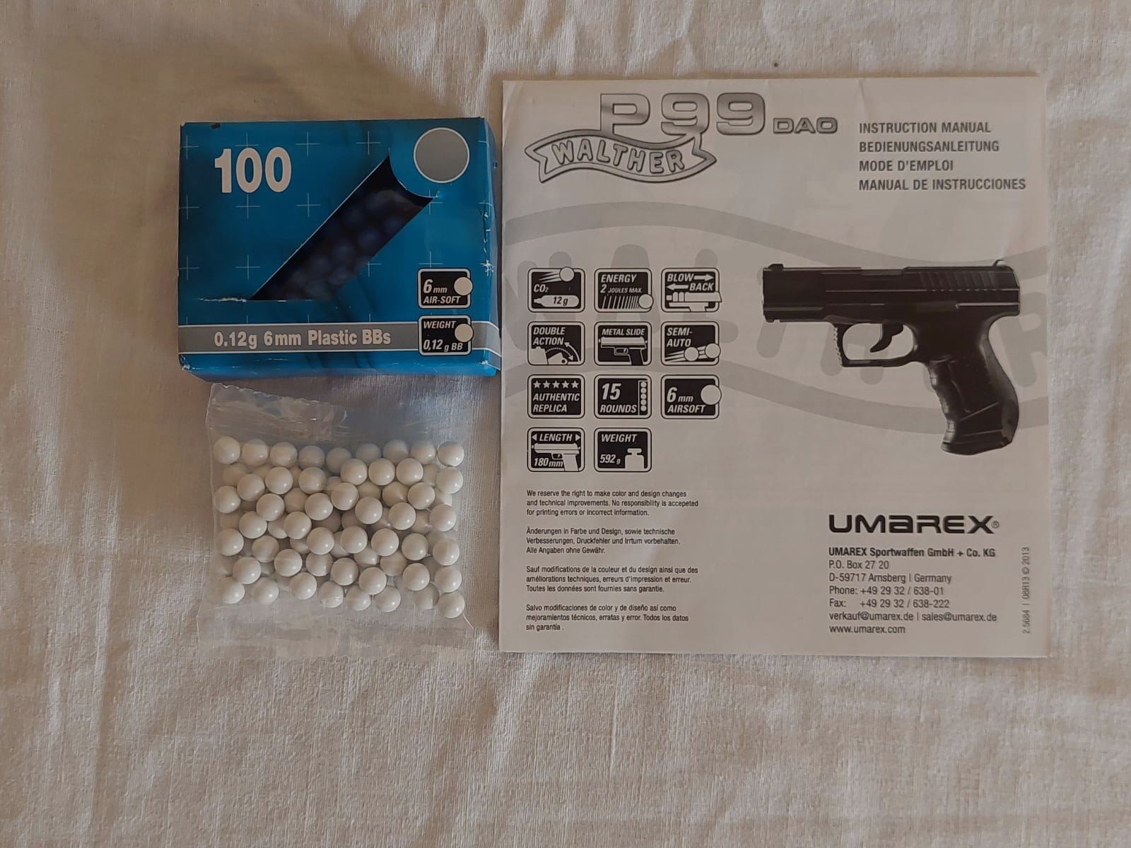 Walther P99 DAO Co2 6mm Softair