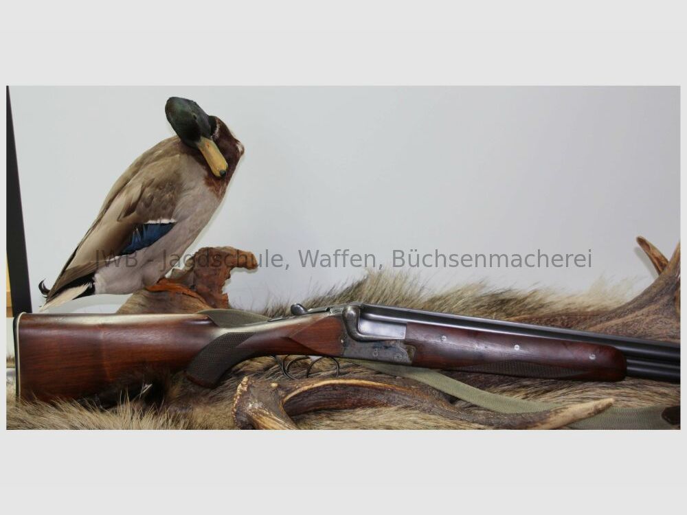 Merkel Bockflinte mit Ejektoren 12/70